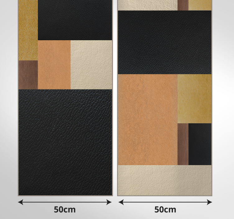 Abstrakt tapet lærmosaikk - Tenstickers