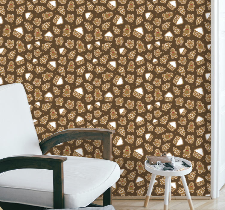 Julekaker jul tapet - Tenstickers