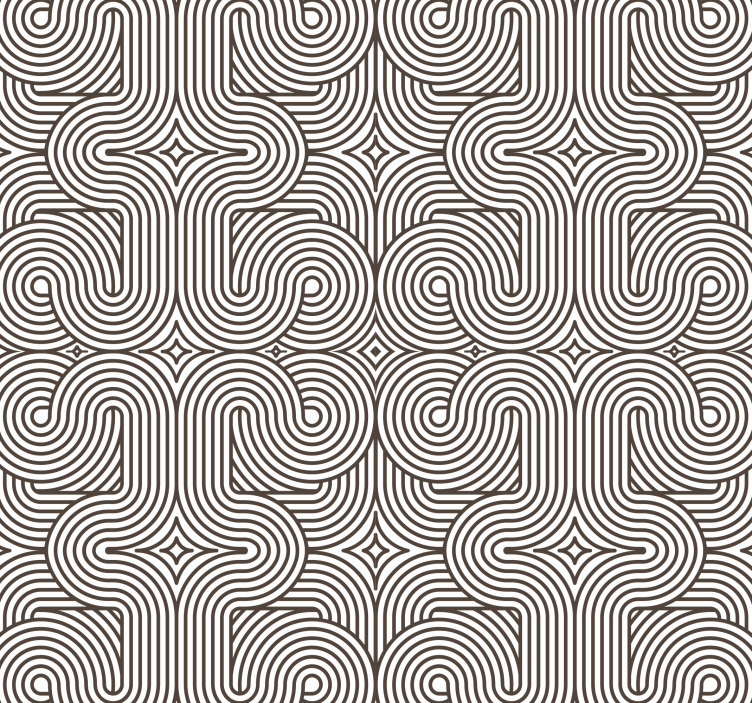 Geometriske former tapet til kontor - Tenstickers