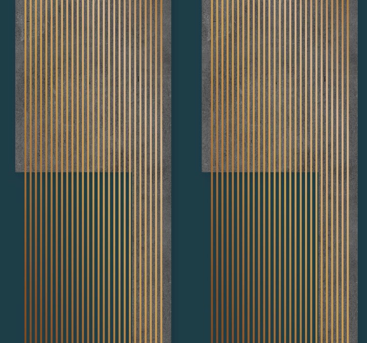 Luksus striper tapet til kontor  - Tenstickers