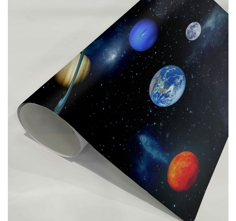 Kosmos romplaneter tapet stjerne - Tenstickers