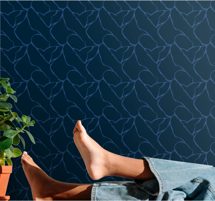 Design av geometriske linjer tapet geometriske former - Tenstickers