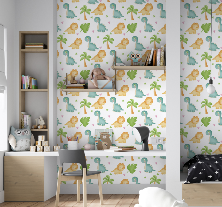 Dinosaur leketid dinosaur tapet - Tenstickers