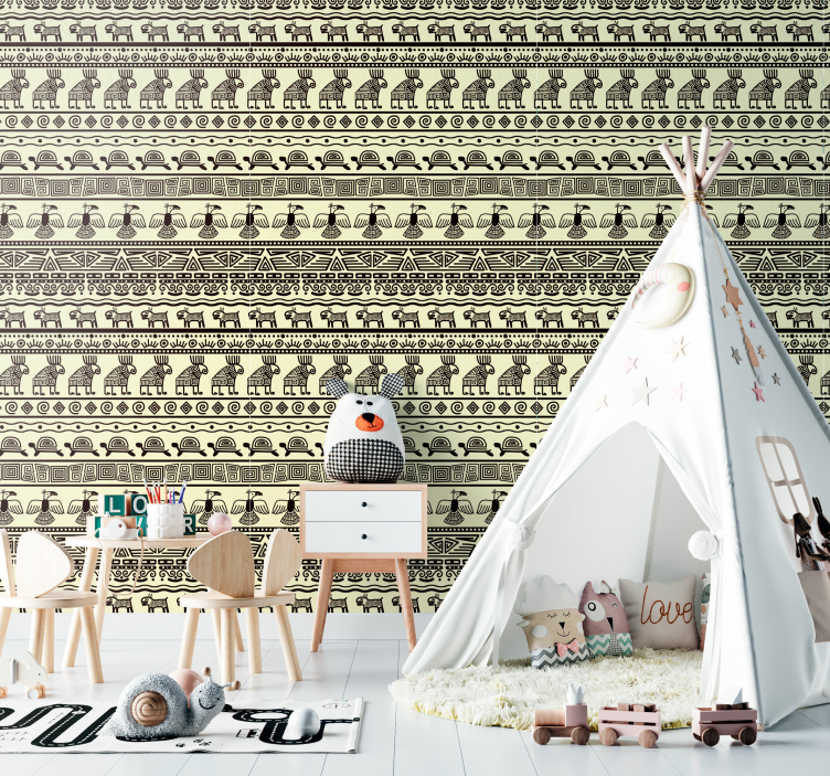 Egyptiske dyremotiver tapet dyr - Tenstickers