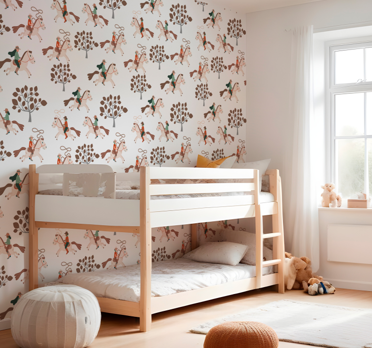 Hestetapet ridning i skogen - Tenstickers