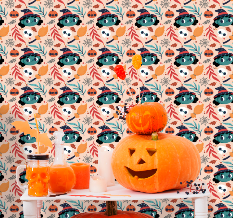 Høstfest Halloween tapet - Tenstickers