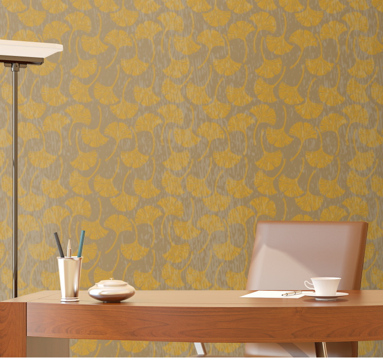 Intrikate blomstermotiver tapet blomste - Tenstickers