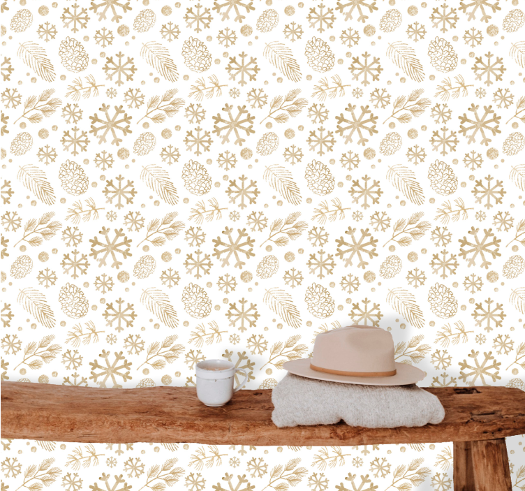 Konglemønstre tapet kunst - Tenstickers