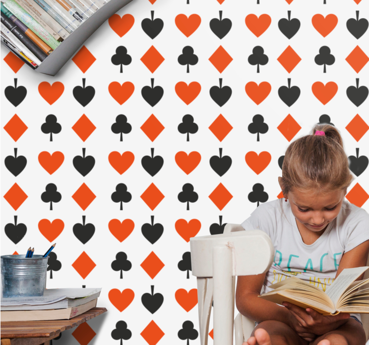 Lekne former mønster tapet sirkler - Tenstickers