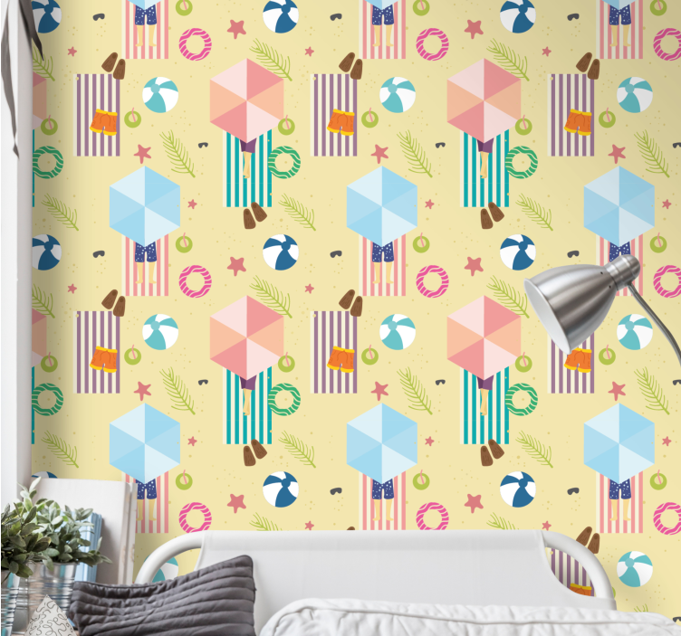 Lekne sesongelementer jul tapet - Tenstickers