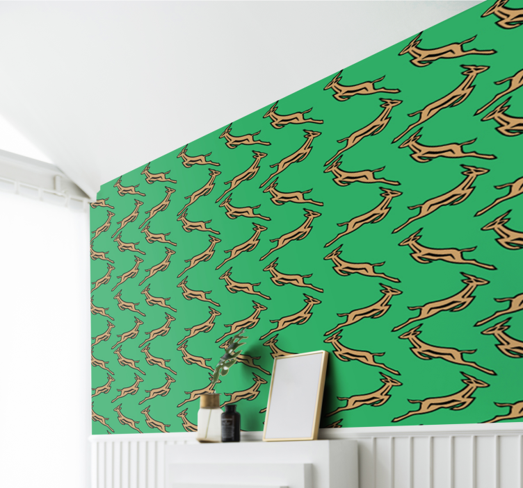 Løpende gaseller tapet dyr - Tenstickers