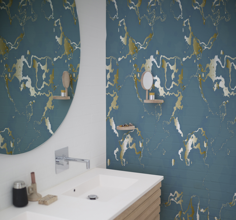 Marmor mønster marmor tapet - Tenstickers