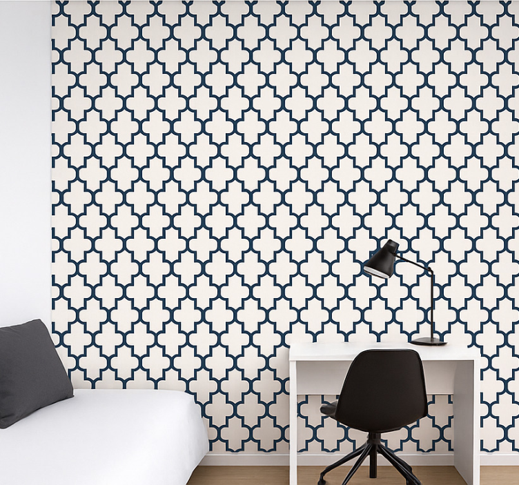Moderne geometrisk design tapet ungdom - Tenstickers
