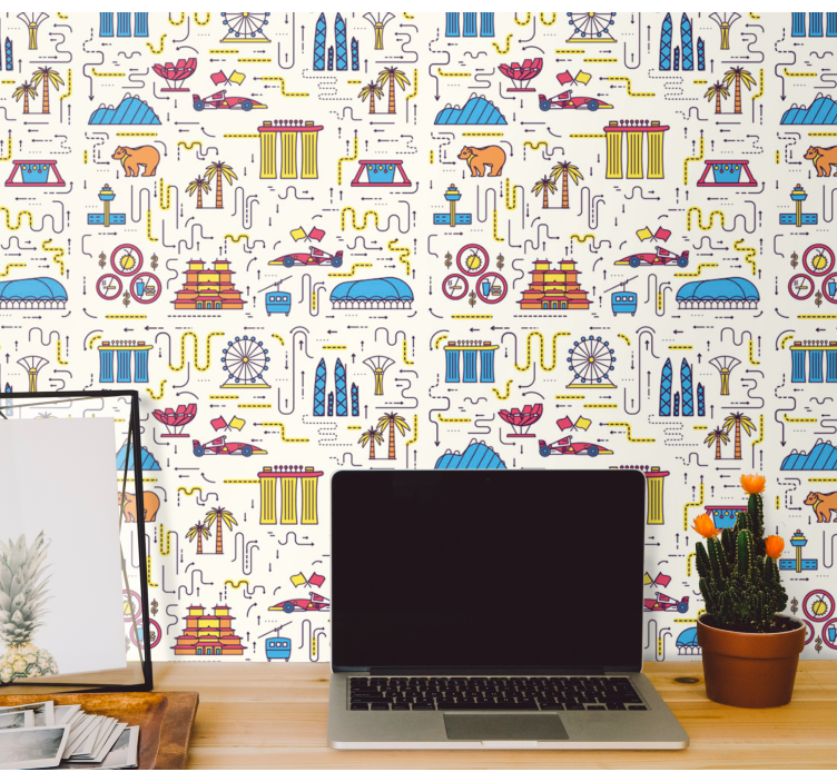 Moro i bybildet tapet byer - Tenstickers