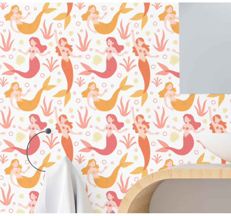 Mytiske havdansere tapet sommerfugl - Tenstickers