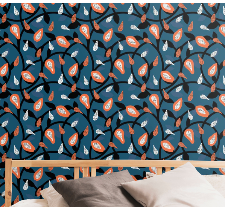 Naturinspirert motiv tapet natur - Tenstickers