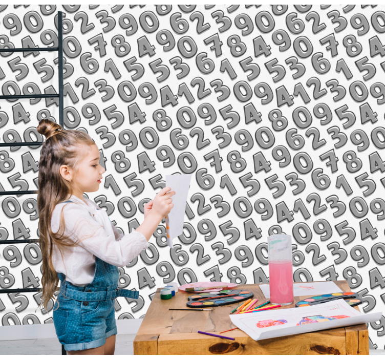 Nummerordning tapet bokstaver - Tenstickers