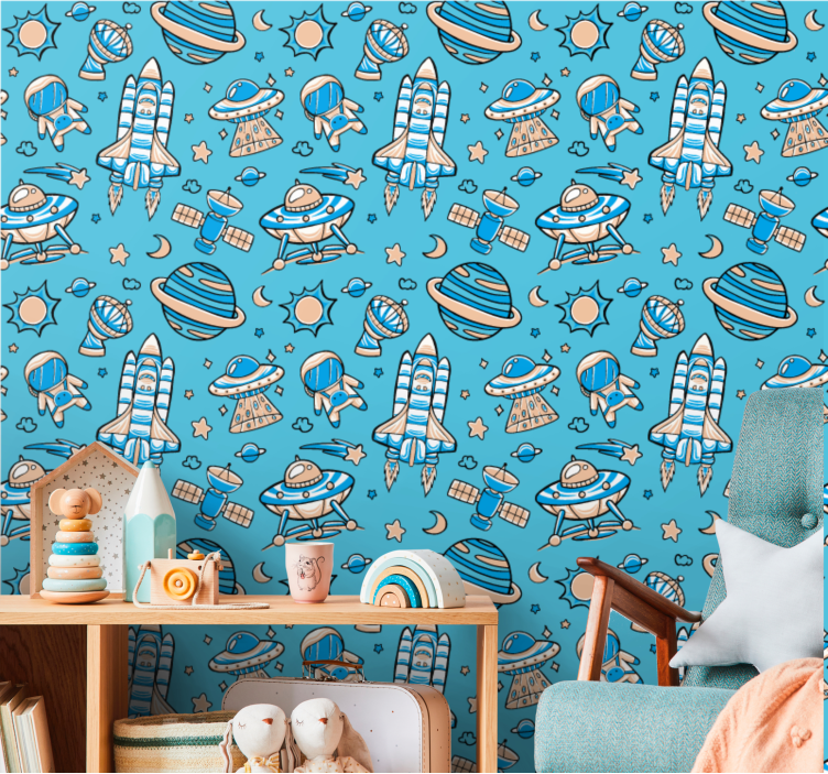 Romutforskningsfantasi tapet moderne - Tenstickers