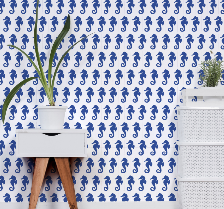 Sjøhest dyr tapet fantastisk - Tenstickers