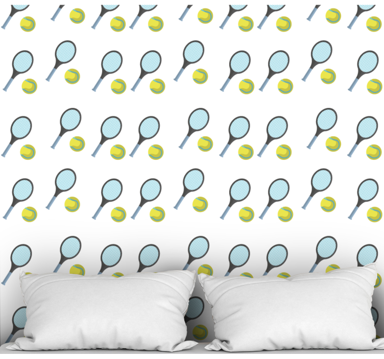 Tennisracketer og baller tapet tilpasset - Tenstickers