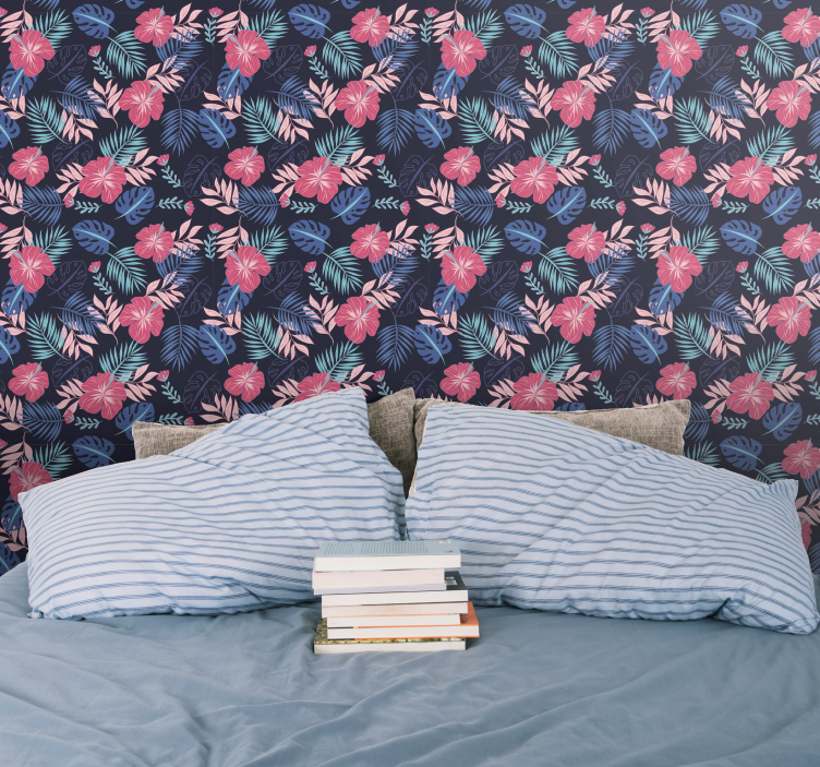 Tropiske planteekstrakter tapet natur - Tenstickers