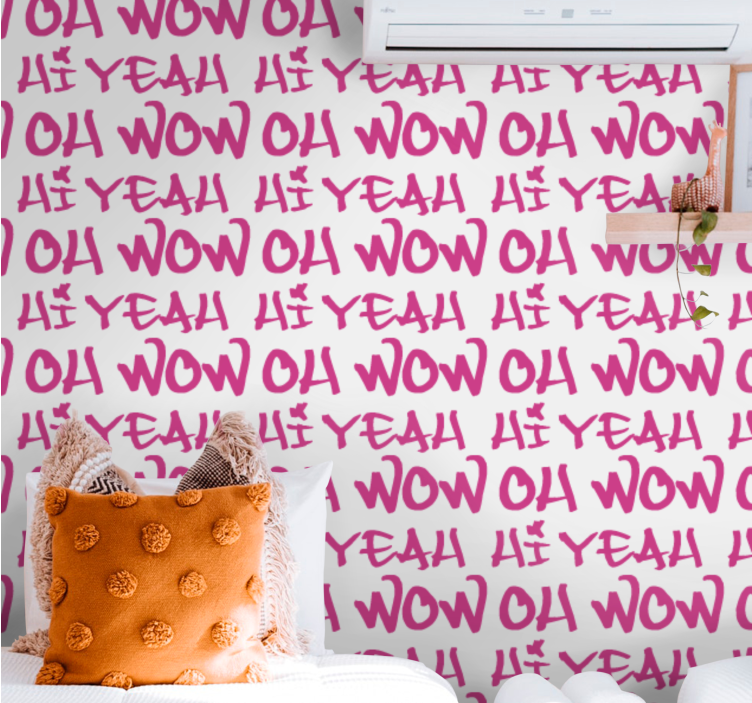 Uttrykksfull setningsdesign tapet bokstaver - Tenstickers