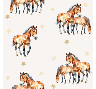 Hestetapet mor og føll - Tenstickers