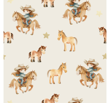 Barn som rir hestetapet - Tenstickers