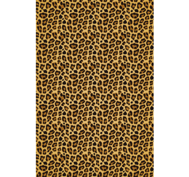 Tapet dyr leopardmønster områdeaccent - Tenstickers