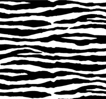 Tapet dyr med zebra striper - Tenstickers