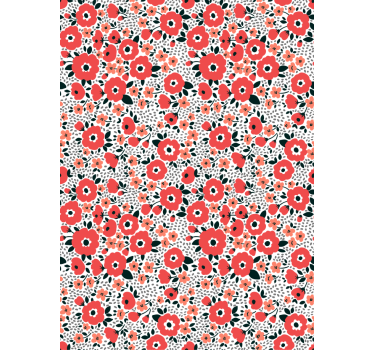 Tapet korridor sjarmerende valpemønster - Tenstickers