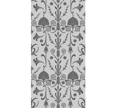Tapet korridor elegante botaniske arrangementer - Tenstickers
