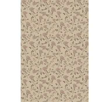 Subtile botaniske trekk tapet korridor - Tenstickers