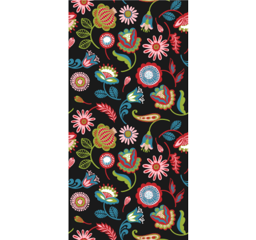 Elegante botaniske motiver tapet korridor - Tenstickers