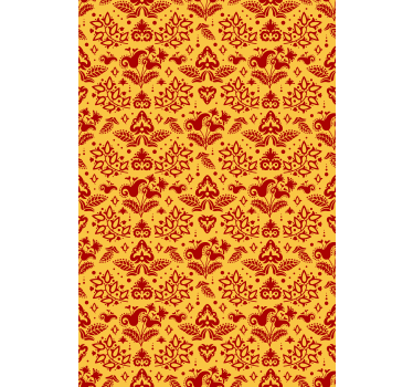 Botanisk motif stil tapet korridor - Tenstickers