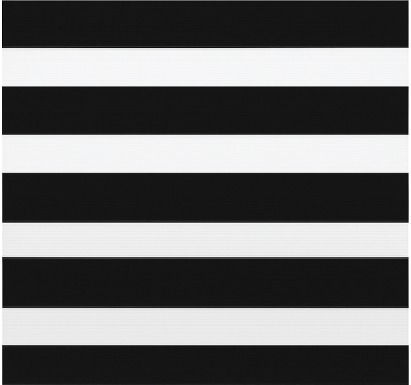 Tapet kjøkken i svart og hvite striper - Tenstickers
