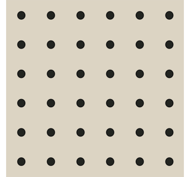 Tapet kjøkken beige prikkemønster - Tenstickers