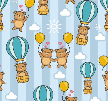 Tapet flygende dyr for barn - Tenstickers