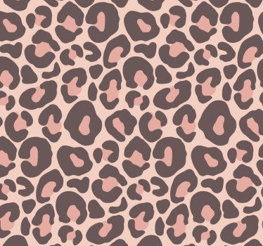 Rosa leopard print kult dyr tapet - Tenstickers