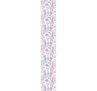 Blomster og dyremønstre salongtapet - Tenstickers