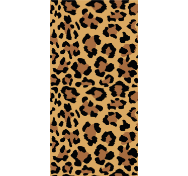 Leopardflekkmønster leopard tapet - Tenstickers