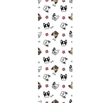 Canine doodle ensemble hund tapet - Tenstickers