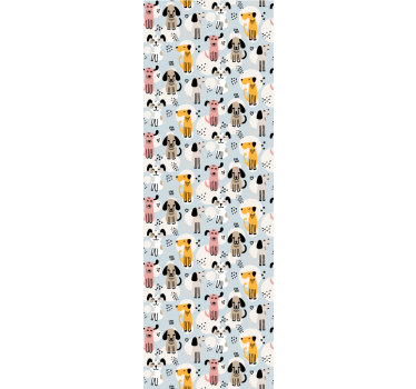 Hundemønsterlek hund tapet - Tenstickers