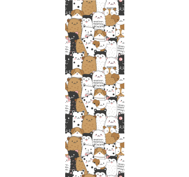 Lekende kattemotiv katt tapet - Tenstickers
