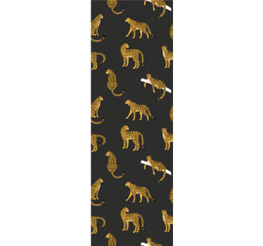 Leopardflekker motiv leopard tapet - Tenstickers