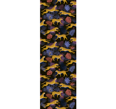 Jungel fauna mosaikk tapet dyr - Tenstickers