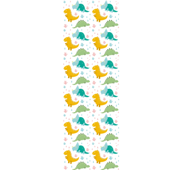 Dinosaur parade dinosaur tapet - Tenstickers