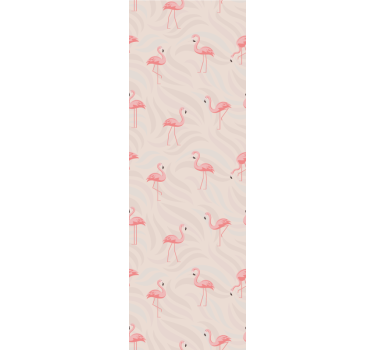 Flamingoensemble tapet dyr - Tenstickers