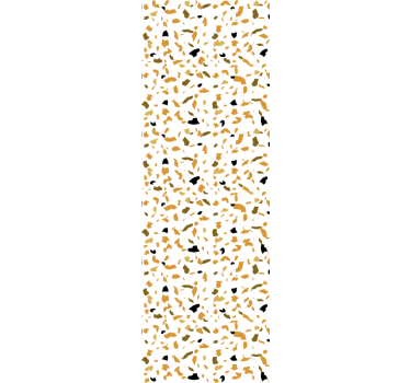 Varme farger terrazzo stil andre tapet - Tenstickers