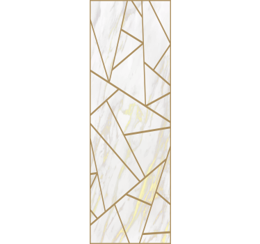 Marmor geometrisk mosaikk marmor tapet - Tenstickers